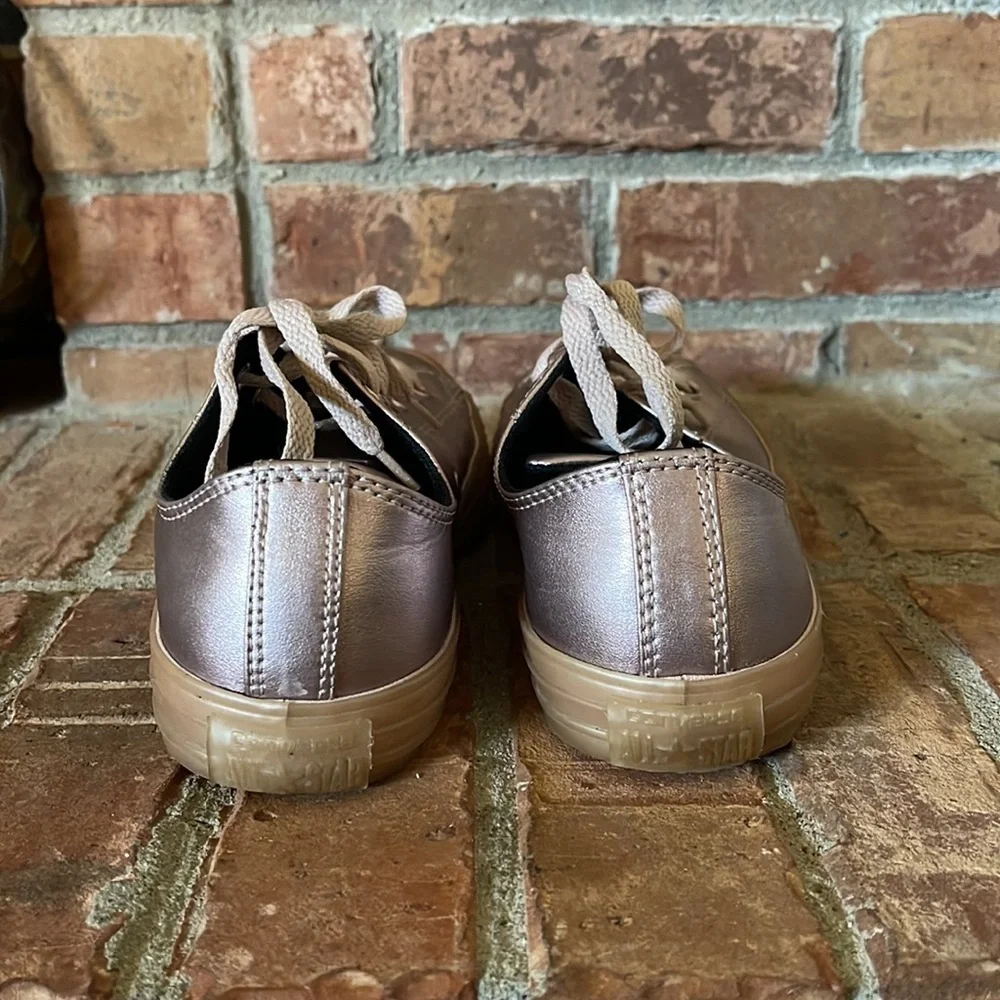 Converse All Star Metallic Rose Gold Sneakers
